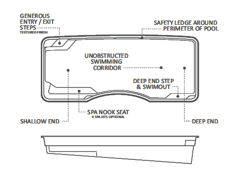 Plan for Swimming Pool - Leisure Pools Designers